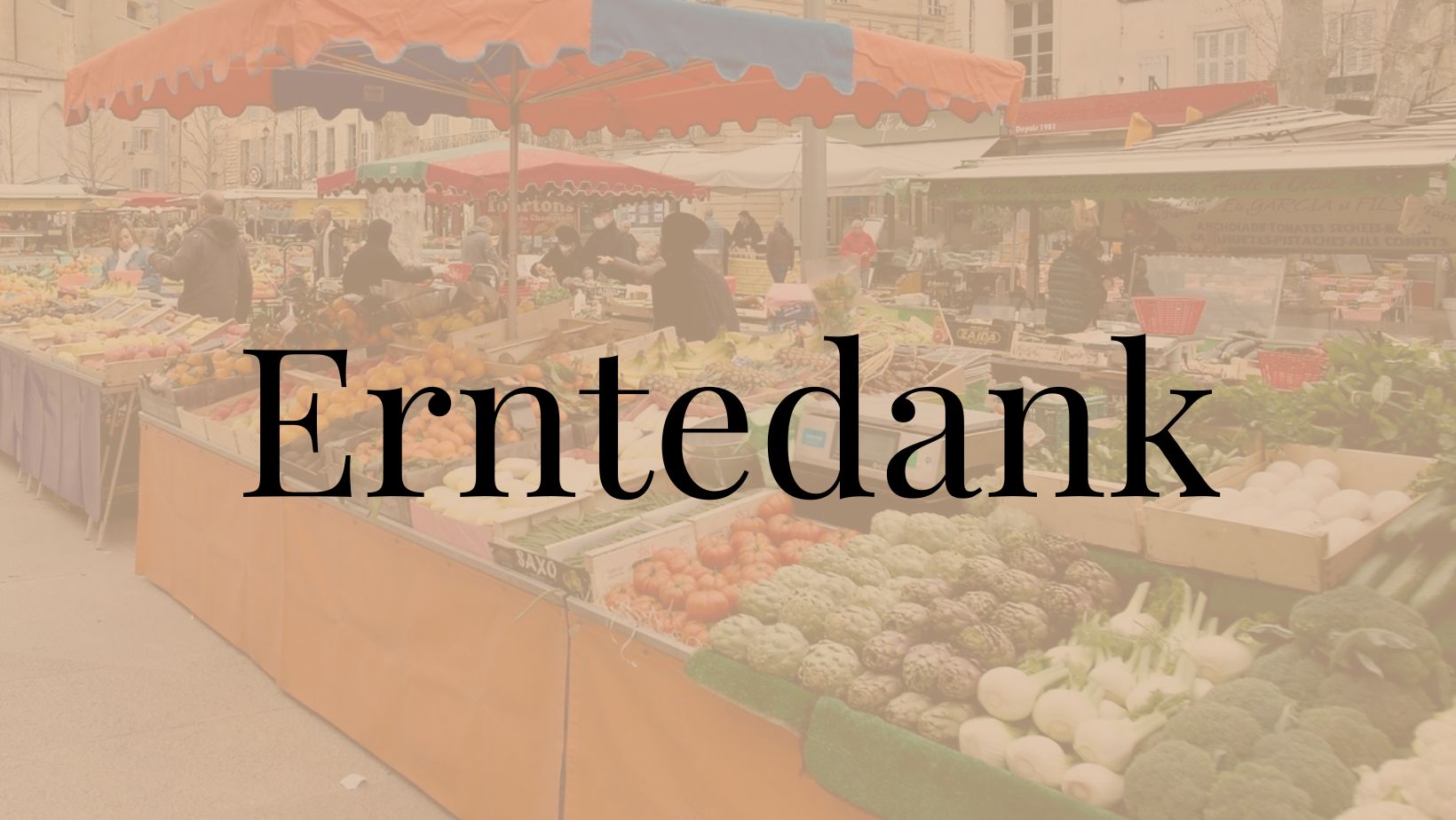 Link zu einer Predigt zum Thema Erntedank